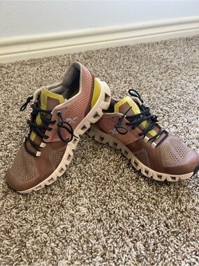 On Running Women's Running Shoes - Pink, Yellow, Black